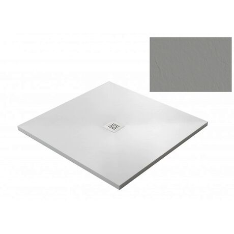 Душевой поддон Acquabella BASE PLATO BASE SLATE 90 CUADR CEMENTO 90x90