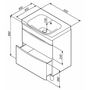 Мебель для ванной AM.PM Like 65 M80FSX0652WG