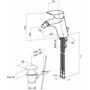 Смеситель для биде AM.PM Bliss L F5383132