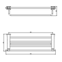 Полка для полотенец Art&Max GENOVA AM-M-078-CR