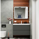 Мебель для ванной Art&Max Bianchi 90 Серый Матовый
