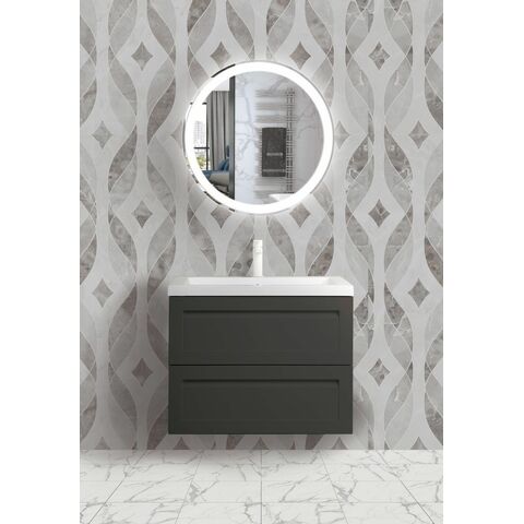 Мебель для ванной Art&Max Platino 75 Серый Матовый