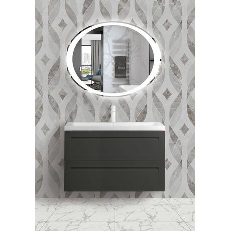 Мебель для ванной Art&Max Platino 90 Серый Матовый