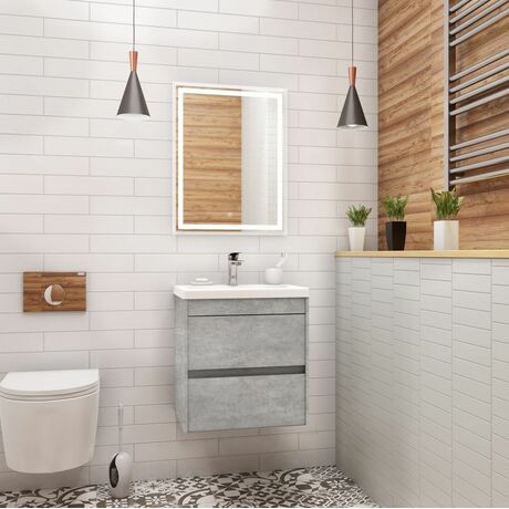 Мебель для ванной Art&Max Family 50 Cemento Veneto