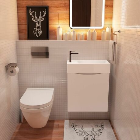 Мебель для ванной Art&Max Liberty 50 Bianco Lucido