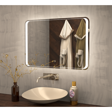 Зеркало Art&Max Elegant AM-Ele-1000-800-DS-F с подсветкой