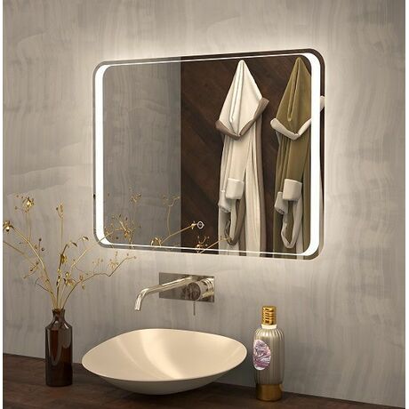 Зеркало Art&Max Elegant AM-Ele-900-800-DS-F с подсветкой