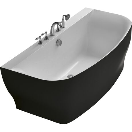Акриловая ванна Belbagno BB74-NERO