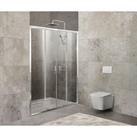 Душевая дверь в нишу Belbagno UNIQUE-BF-2-150/180-C-Cr