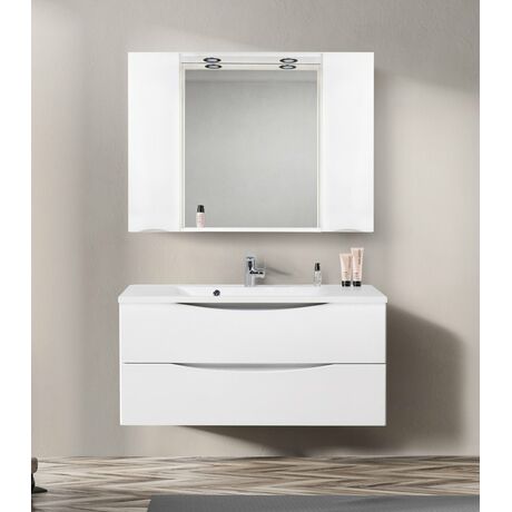 Зеркало-шкаф BelBagno MARINO-SPC-1200/750-2A-BL-P