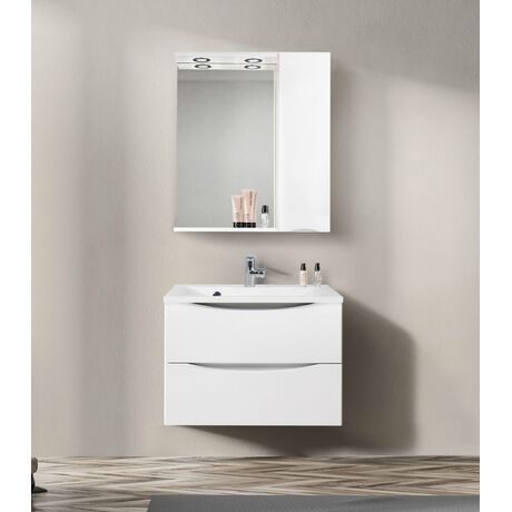 Зеркало-шкаф BelBagno MARINO-SPC-700/750-1A-BL-P