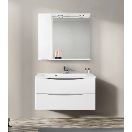 Зеркало-шкаф BelBagno MARINO-SPC-900/750-1A-BL-P