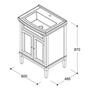 Мебель для ванной Caprigo Jardin 60 10410 A