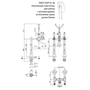 Смеситель для ванны Cezares FIRST-VDP-01-Bi напольный