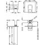 Смеситель для раковины Cezares MOLVENO-BLS1-01-W0