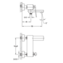 Смеситель для ванны Cezares BADEN-F-VD-01