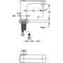 Смеситель для раковины Cezares TESORO-F-LS-01-W0