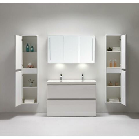 Мебель для ванной Belbagno ENERGIA-N 1200 напольная с двойной раковиной