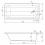 Акриловая ванна Cezares Plane Solo Mini 170x70