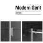 Душевая дверь в нишу Gemy Modern Gent S25191A 140 см