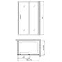 Душевой уголок Gemy Victoria S30191A-A100 120x100