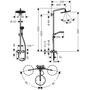 Душевая стойка Hansgrohe Croma Select 280 Air 1jet Showerpipe 26791000