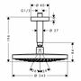 Верхний душ Hansgrohe Raindance Select S240 2jet 26467000