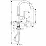 Смеситель для кухни Hansgrohe Talis Classic 14863000