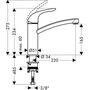 Смеситель для кухни Hansgrohe Focus E 31780000