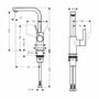 Смеситель для раковины Hansgrohe Metris S 31161000