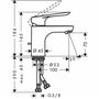 Смеситель для раковины Hansgrohe Logis E 71160000