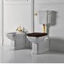 Унитаз напольный Kerasan Waldorf Prolungato 4116 с бачком на низкой трубе