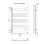 Полотенцесушитель электрический Lemark Status LM44810E П10 50x80