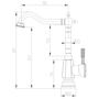 Смеситель для кухни Lemark Jasmine LM6605B