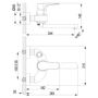 Смеситель для ванны Lemark Shift LM4314C