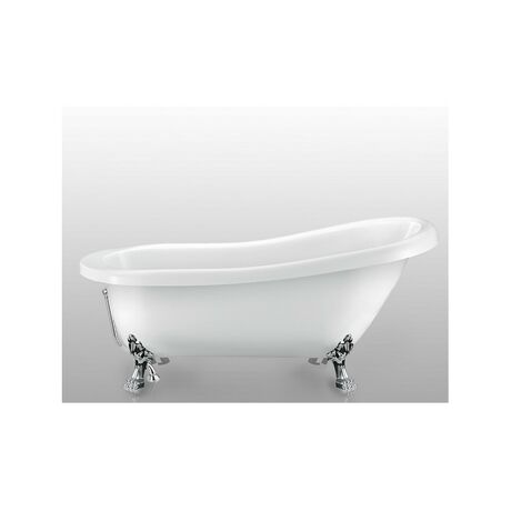 Акриловая ванна Magliezza Alba 169x73 (ножки хром)