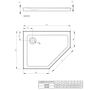 Душевой поддон Radaway Doros Plus PT E 100x90