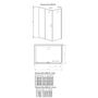 Душевой уголок Radaway Premium Plus DWJ+S 140x100
