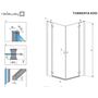Душевое ограждение Radaway Torrenta KDD 100x100