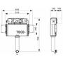 Смывной бачок скрытого монтажа Tece 9041008