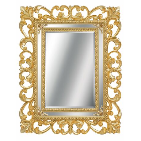 Зеркало Tessoro ISABELLA TS-1076VEN-G с фацетом, золото