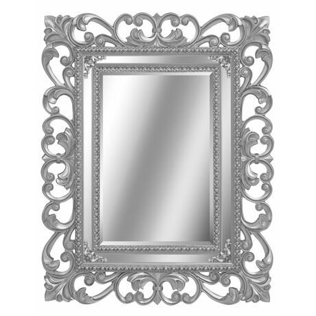 Зеркало Tessoro ISABELLA TS-1076VEN-S с фацетом, серебро