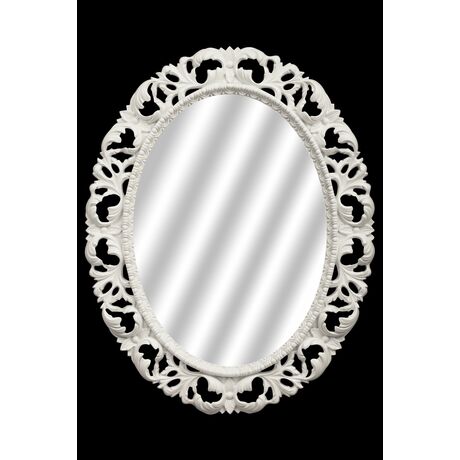 Зеркало Tessoro ISABELLA TS-10210-W с фацетом, белый глянец