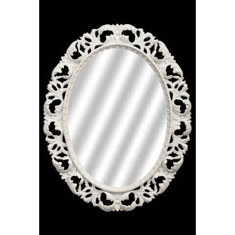 Зеркало Tessoro ISABELLA TS-102101-W без фацета, белый глянец