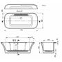 Акриловая ванна Vagnerplast BLANCA WT 175x80